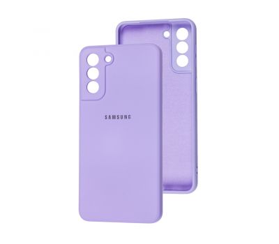 Чохол для Samsung Galaxy S21+ (G996) Square camera full фіолетовий / light purple