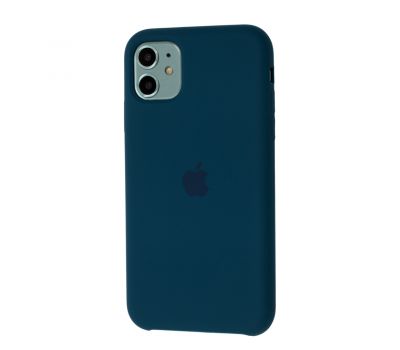 Чохол silicone case для iPhone 11 cosmos blue