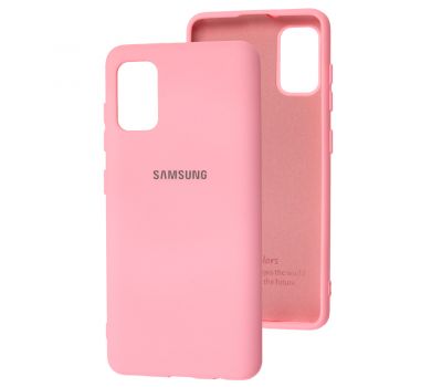 Чохол для Samsung Galaxy A41 (A415) Silicone Full рожевий / pink