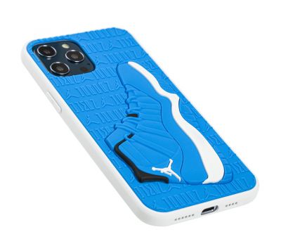 Чохол для iPhone 12 Pro Max Sneakers Brand jordan синій/білий 3137089