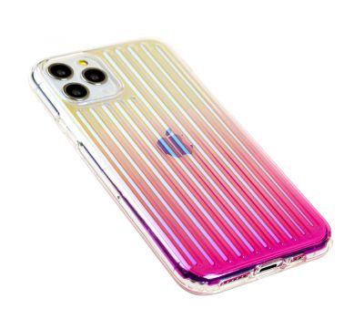 Чохол для iPhone 11 Pro Gradient Laser рожевий 3137140