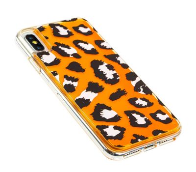 Чохол для iPhone Xs Max "Neon пісок" леопард 3137033