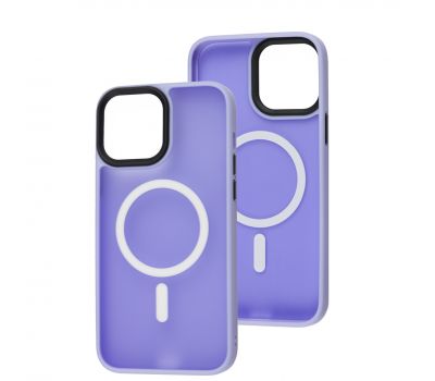 Чохол для iPhone 13 Pro Max WAVE Matte Colorful MagSafe light purple