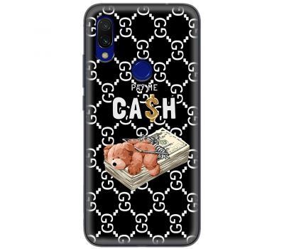 Чохол для Xiaomi Redmi 7 MixCase гроші pay me cash bear