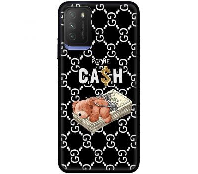 Чохол для Xiaomi Poco M3 MixCase гроші pay me cash bear