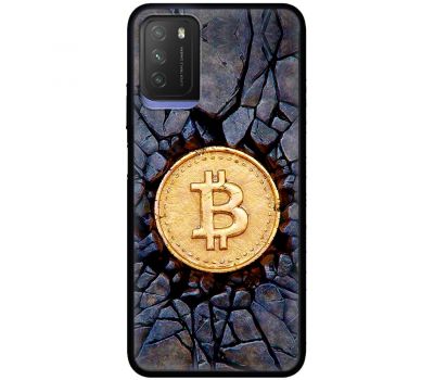 Чохол для Xiaomi Poco M3 MixCase гроші bitcoin