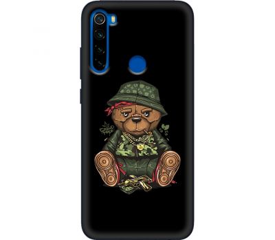 Чохол для Xiaomi Redmi Note 8T MixCase гроші angry bear