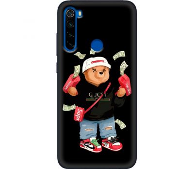 Чохол для Xiaomi Redmi Note 8T MixCase гроші super bear