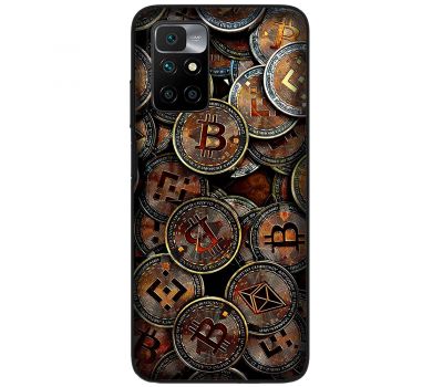 Чохол для Xiaomi Redmi 10 MixCase гроші bitcoins