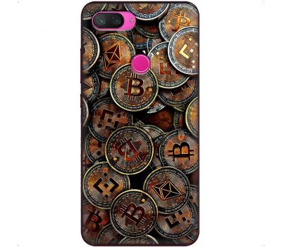 Чохол для Xiaomi Mi 8 Lite MixCase гроші bitcoins