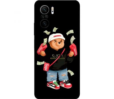 Чохол для Xiaomi Poco F3 MixCase гроші super bear