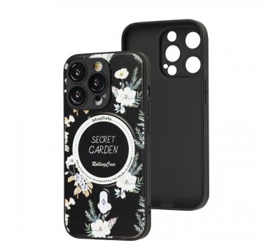 Чохол для iPhone 14 Pro Secret Garden MagSafe black