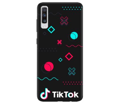 Чохол для Samsung Galaxy A70 (A705) Mixcase Тік Ток чорний