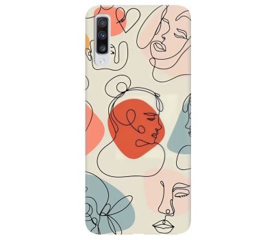 Чохол Samsung Galaxy A70 (A705) Mixcase Кольорові силуети