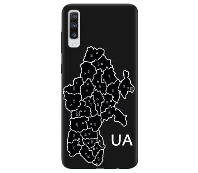 Чохол Samsung Galaxy A70 (A705) Mixcase Карта України