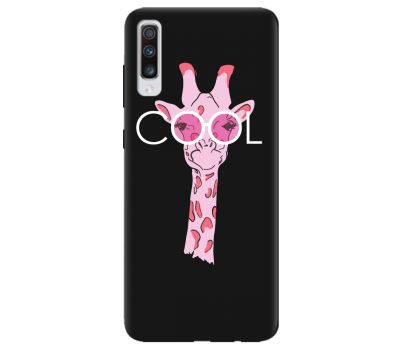 Чохол для Samsung Galaxy A70 (A705) Mixcase Рожевий жираф