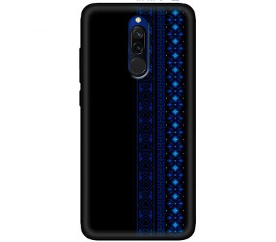 Чохол для Xiaomi Redmi 8 MixCase патріотичні синій колір вишиванки