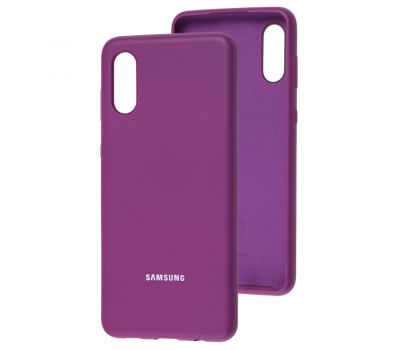 Чохол для Samsung Galaxy A02 (A022) Silicone Full фіолетовий / grape