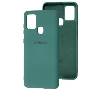 Чохол для Samsung Galaxy A21s (A217) Silicone Full зелений / pine green