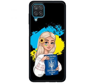 Чохол для Samsung Galaxy A12 / M12 MixCase патріотичні паспорт українки