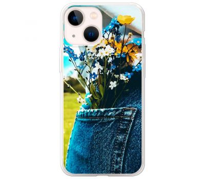 Чохол для iPhone 13 mini MixCase патріотичні квіти України