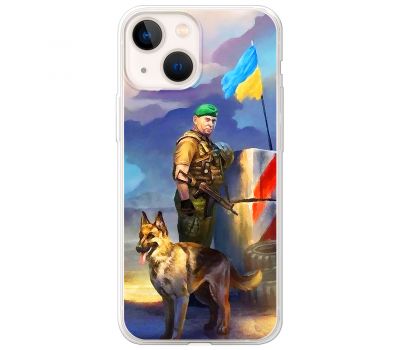 Чохол для iPhone 13 MixCase патріотичні прикордонники