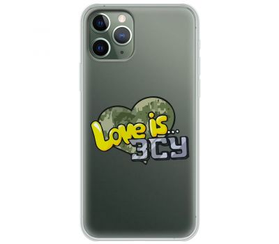 Чохол для iPhone 11 Pro MixCase патріотичні Love is ЗСУ