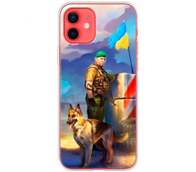 Чохол для iPhone 12 MixCase патріотичні прикордонники