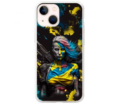 Чохол для iPhone 13 MixCase патріотичні Нездоланна Українка