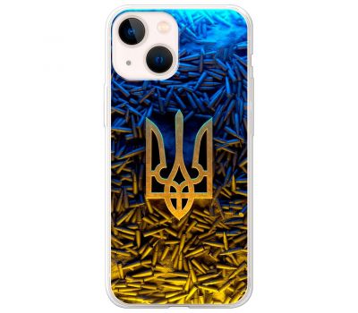 Чохол для iPhone 14 MixCase патріотичні Тризум серед куль