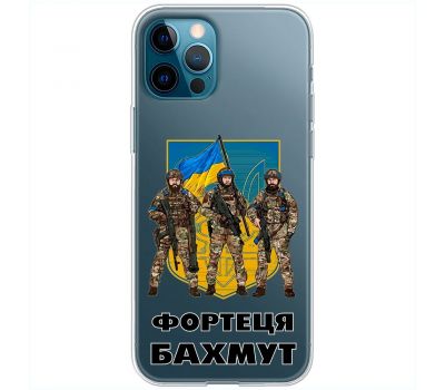 Чохол для iPhone 12 Pro MixCase патріотичні Фортеця БАХМУТ