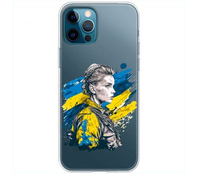 Чохол для iPhone 12 Pro MixCase патріотичні незламна Українка