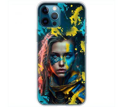 Чохол для iPhone 12 Pro MixCase патріотичні воєвнича Українка