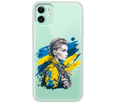 Чохол для iPhone 11 MixCase патріотичні незламна Українка