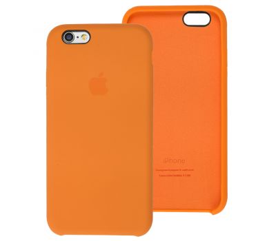 Чохол Silicone для iPhone 6 / 6s case papaya