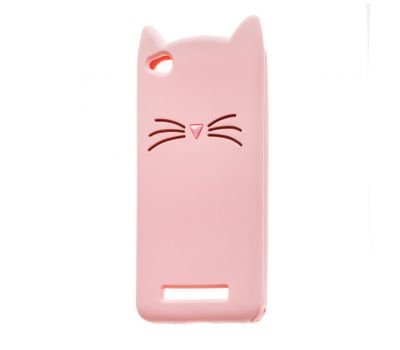 Гума Cat Xiaomi Redmi 4a рожевий
