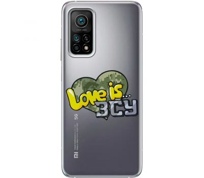 Чохол для Xiaomi Mi 10T / Mi 10T MixCase патріотичні Love is ЗСУ