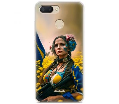 Чохол для Xiaomi Redmi 6 MixCase патріотичні ніжна Українка