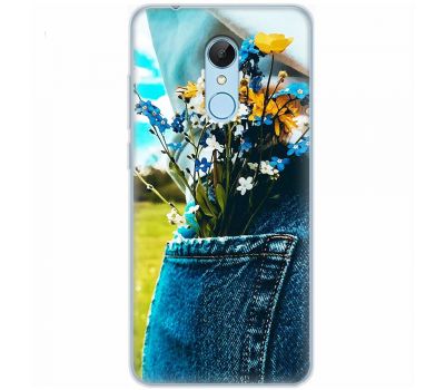 Чохол для Xiaomi Redmi 5 MixCase патріотичні квіти України