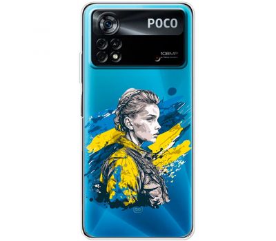 Чохол для Xiaomi Poco X4 Pro 5G MixCase патріотичні незламна Українка