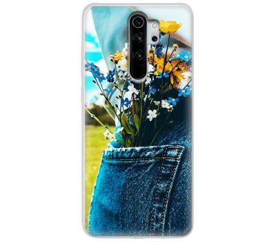 Чохол для Xiaomi Redmi Note 8 Pro MixCase патріотичні квіти України