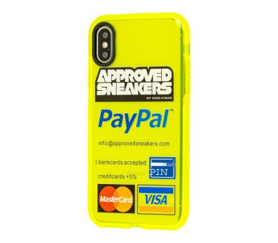 Чохол для iPhone Xs Max Neon print PayPal