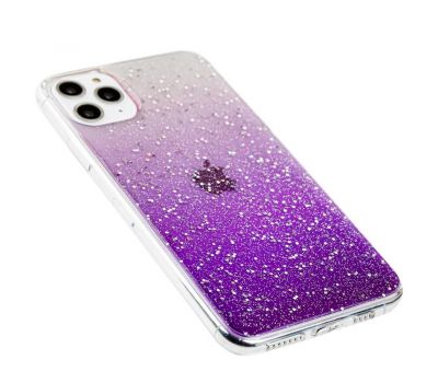 Чохол для iPhone 11 Pro Max HQ Silicone Confetti фіолетовий 3155411