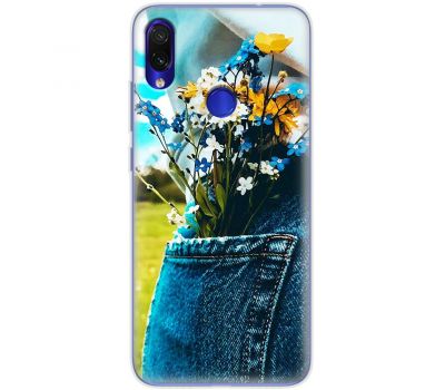 Чохол для Xiaomi Redmi Note 7 MixCase патріотичні квіти України