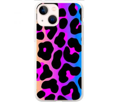 Чохол для iPhone 13 mini MixCase Леопард неон