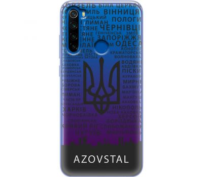 Чохол для Xiaomi Redmi Note 8T MixCase патріотичні AzovStal