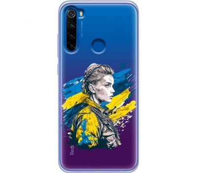 Чохол для Xiaomi Redmi Note 8T MixCase патріотичні незламна Українка