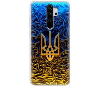 Чохол для Xiaomi Redmi Note 8 Pro MixCase патріотичні Тризум серед куль