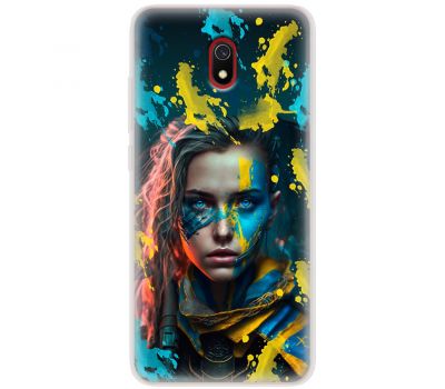 Чохол для Xiaomi Redmi 8A MixCase патріотичні воєвнича Українка