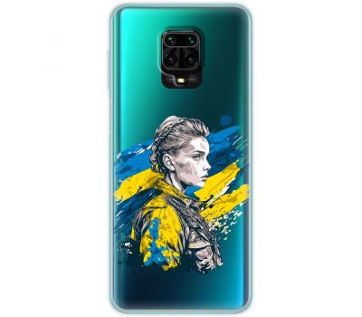 Чохол для Xiaomi Redmi Note 9S / 9 Pro MixCase патріотичні незламна Українка